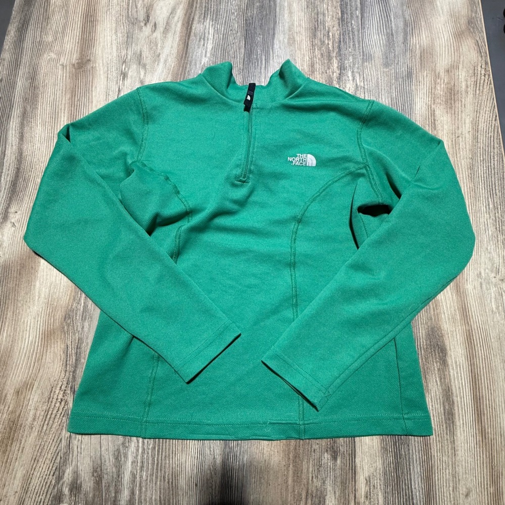 The North Face Flight Series Quarter Zip Green Pullover Gorpcore